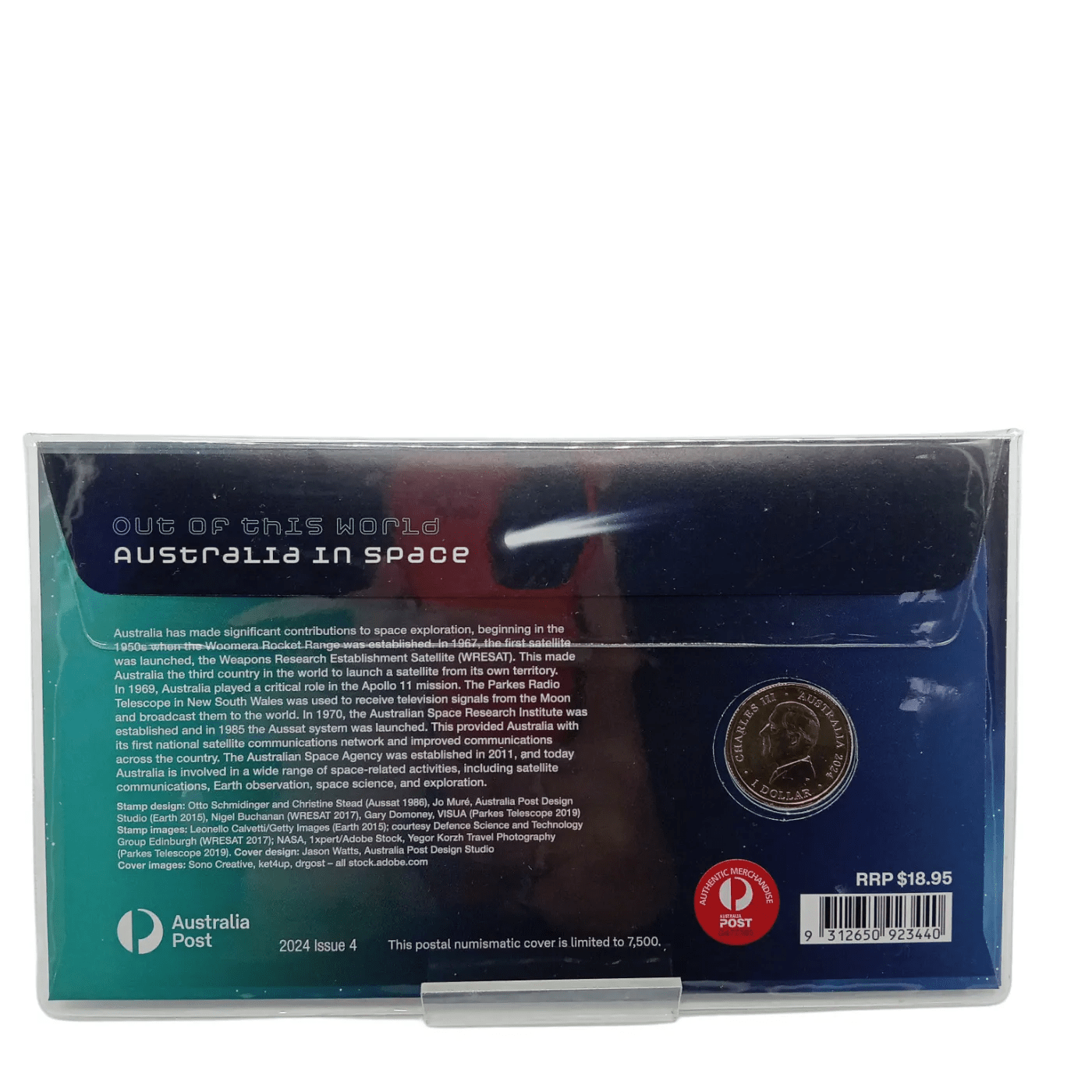 Australia Post Coin & Stamp: Out Of This World – Australia In Space (WR 1355909)