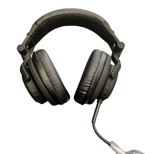 Maono Over Ear Headphones, Excellent Condition, Black, With 3.5mm-6.35mm Adaptor (WR)