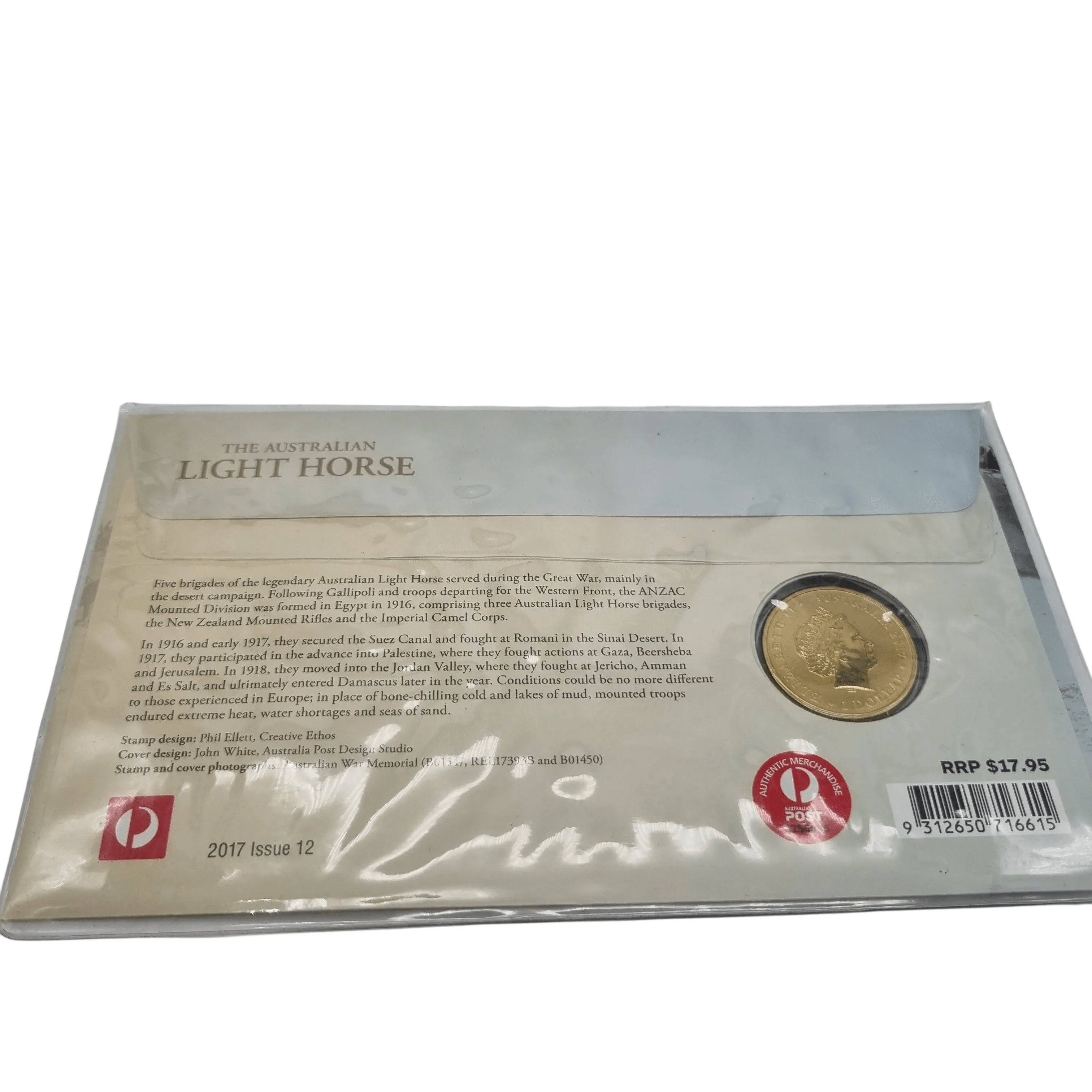 Australia Post: 2017 $1 Coin & Stamp – The Australian Light Horse Centenary of WW1