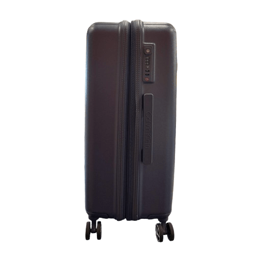 Calvin Klein Big Monogram Denim Color ABS Material Hard 24″ Large Size Suitcase ( GE ) Pickup Only