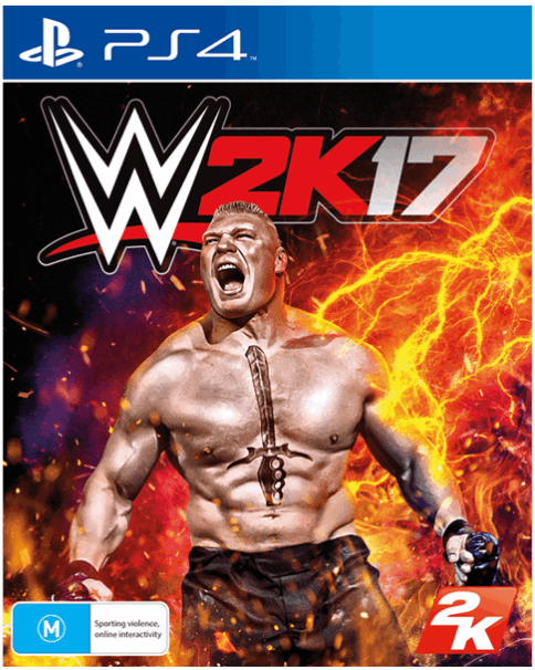 WWE 2K17 PS4 Game Good With Manual