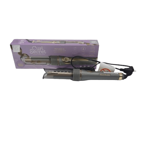 Vs Sassoon Hair Curler: Curl Secret Cermic Auto Curler In Box Like New – (CP-1353422)