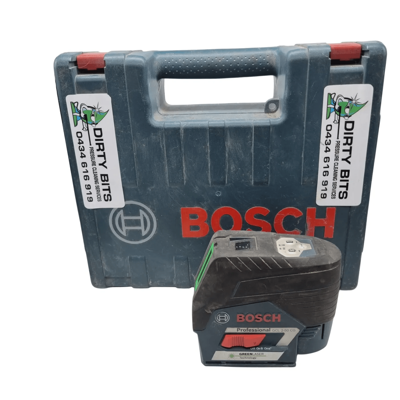 Bosch Laser Level Kit GCL 2-50 CG + Case + Stand + Manual (WR 1354884)