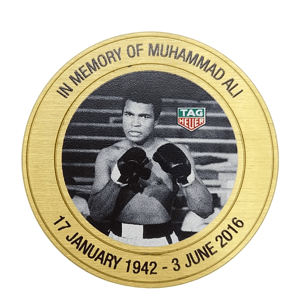 Tag Heuer Carrera Ringside Muhammed Ali Edition 43mm WAR2A12 (2019) With Box & Coin LIMITED EDITION