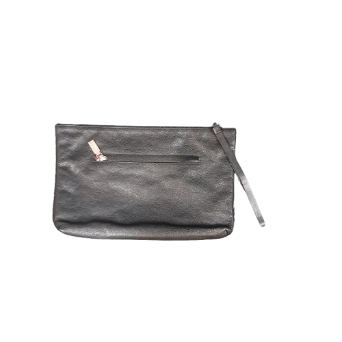 Alexander McQueen Wallet Clutch Black Leather
