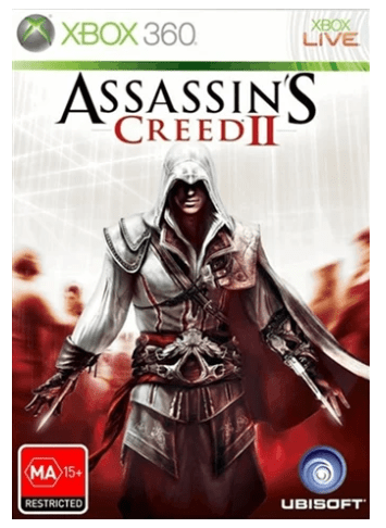 Assassins Creed 2 Xbox 360 Game – Good Condition With Manual