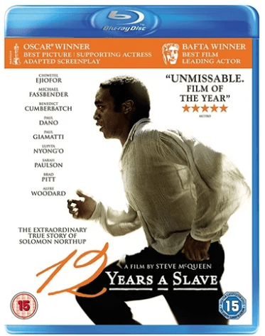 12 Years A Slave Blu Ray Good Condition
