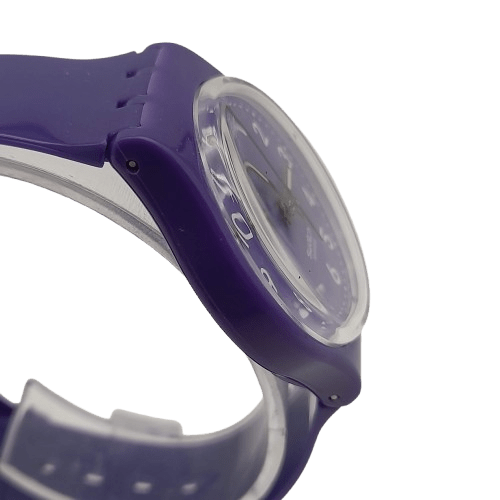 Classic Purple Swatch Watch – Swiss Made Vintage