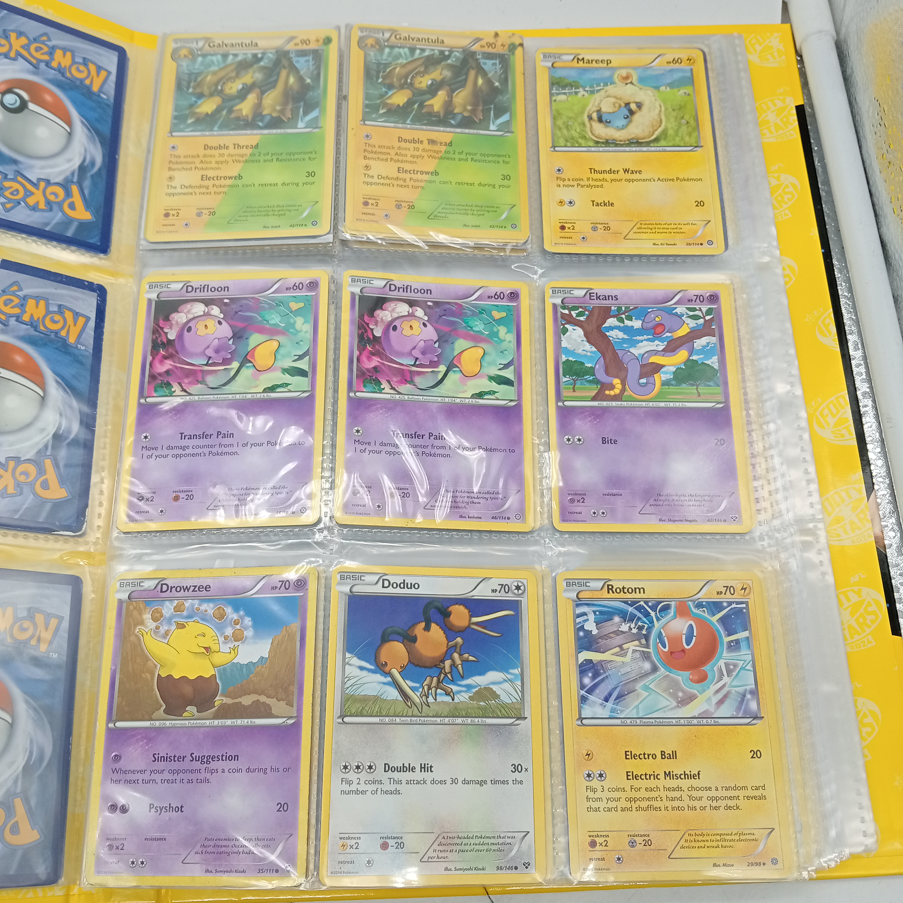 Estimated 125 Assorted Pokemon Cards In AFL Album Includes:  Common & Energy Cards (WR 1343495)