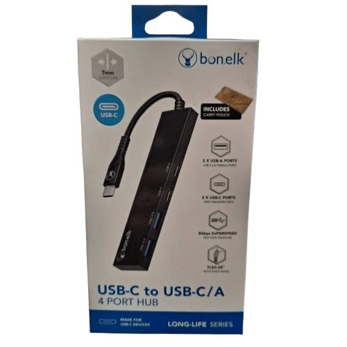 Bon.elk USB-C toUSB-C/A 4 Port Hub