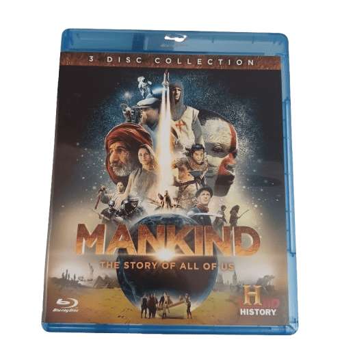 Blu-Ray History Channel: Mankind – The Story Of All Of Us (3 Disc), Excellent Condition With Case