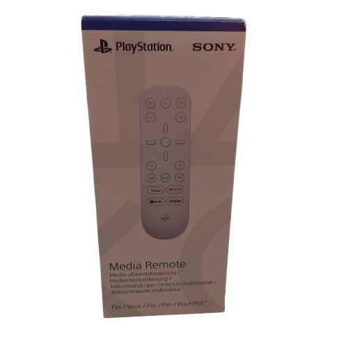 Sony PS5 Media Remote CFI-ZMR1, White, Like New In Box With Manual + Batteries (CP)