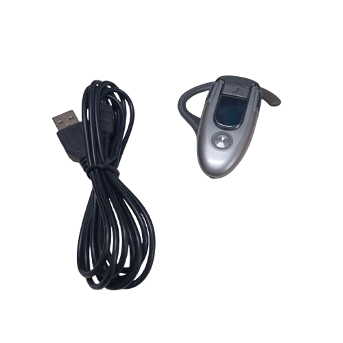Motorola Bluetooth Earpiece H500 Black With Charging Cable