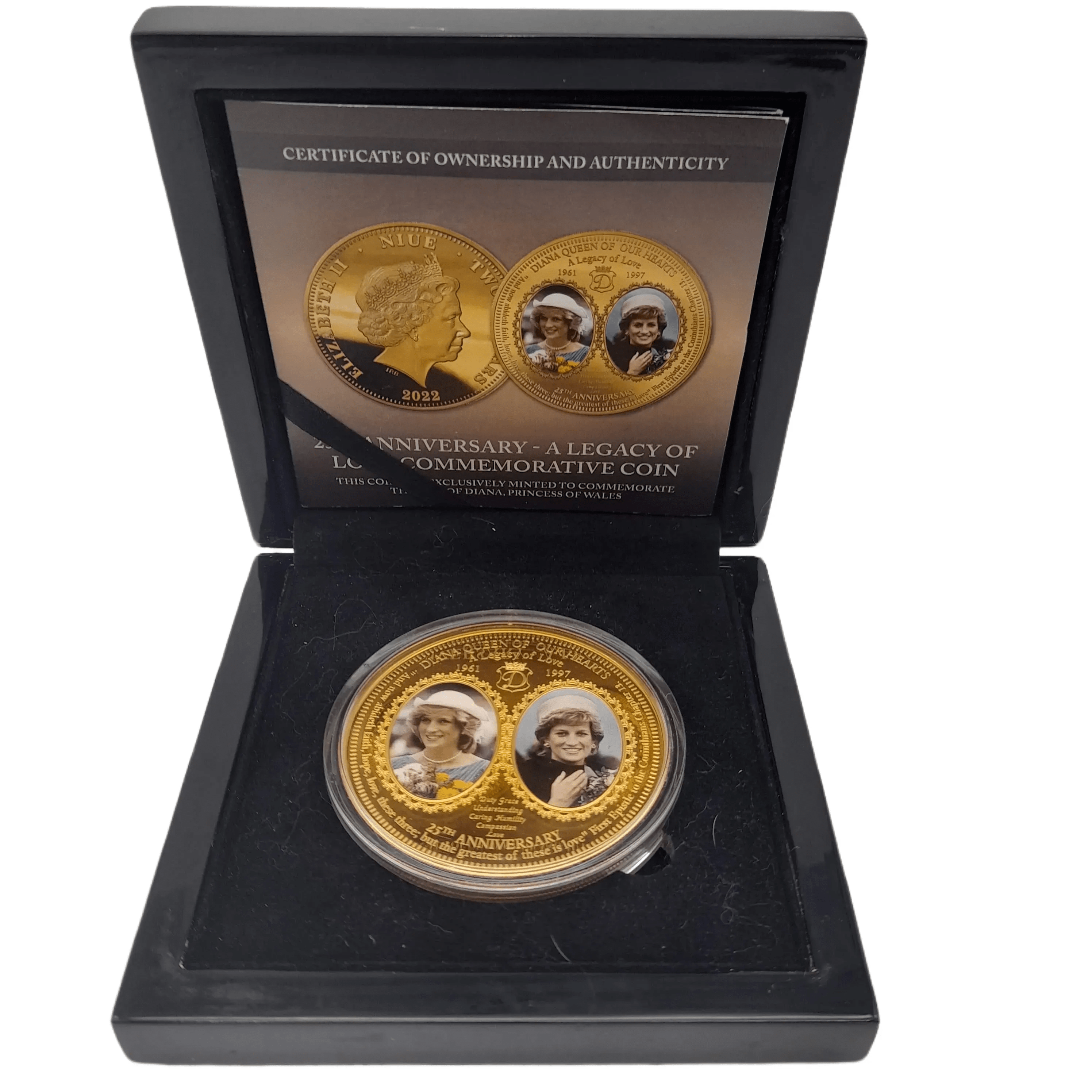 The Bradford Exchange: Diana, Queen Of Our Hearts – A Legacy of Love Commemorative Coin + COA