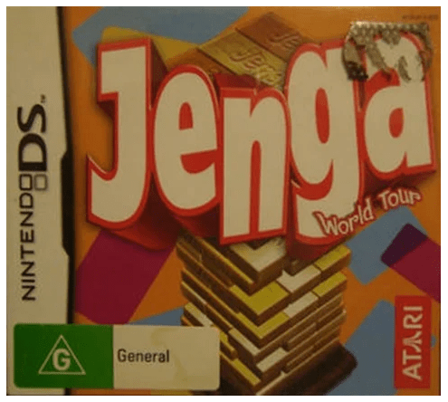 Jenga World Tour Nintendo DS Game Good Condition With Manual