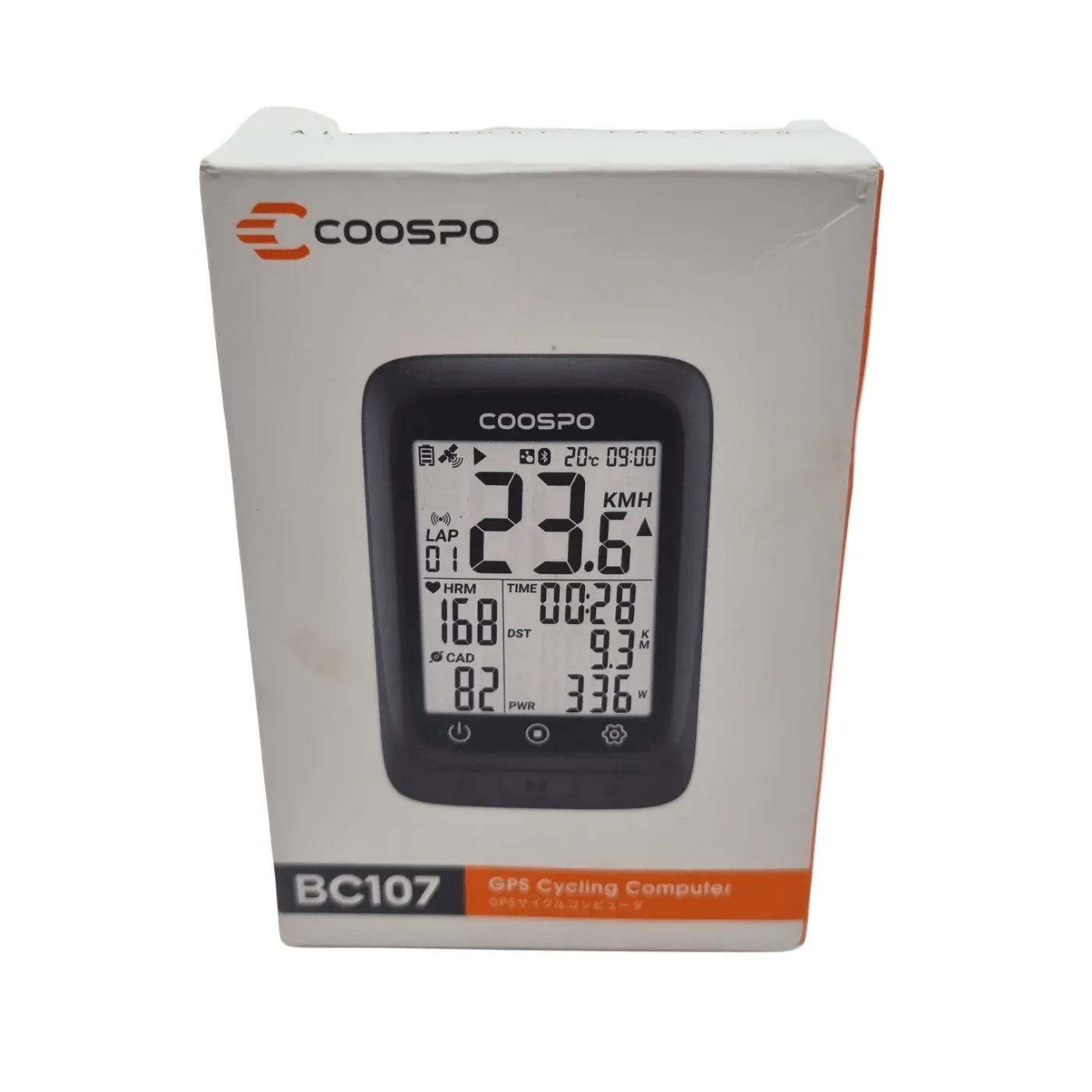 Coospo C107 Computer Bike GPS In Box + Mount + Manual