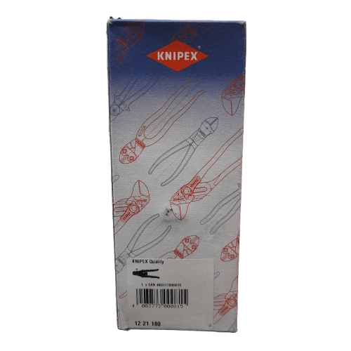 Knipex 12 21 180 Series Stripping pliers with shaped knives, 20 AWG Min, 10AWG Max, 180 mm Overall Like New In The Box (LN 1343511)