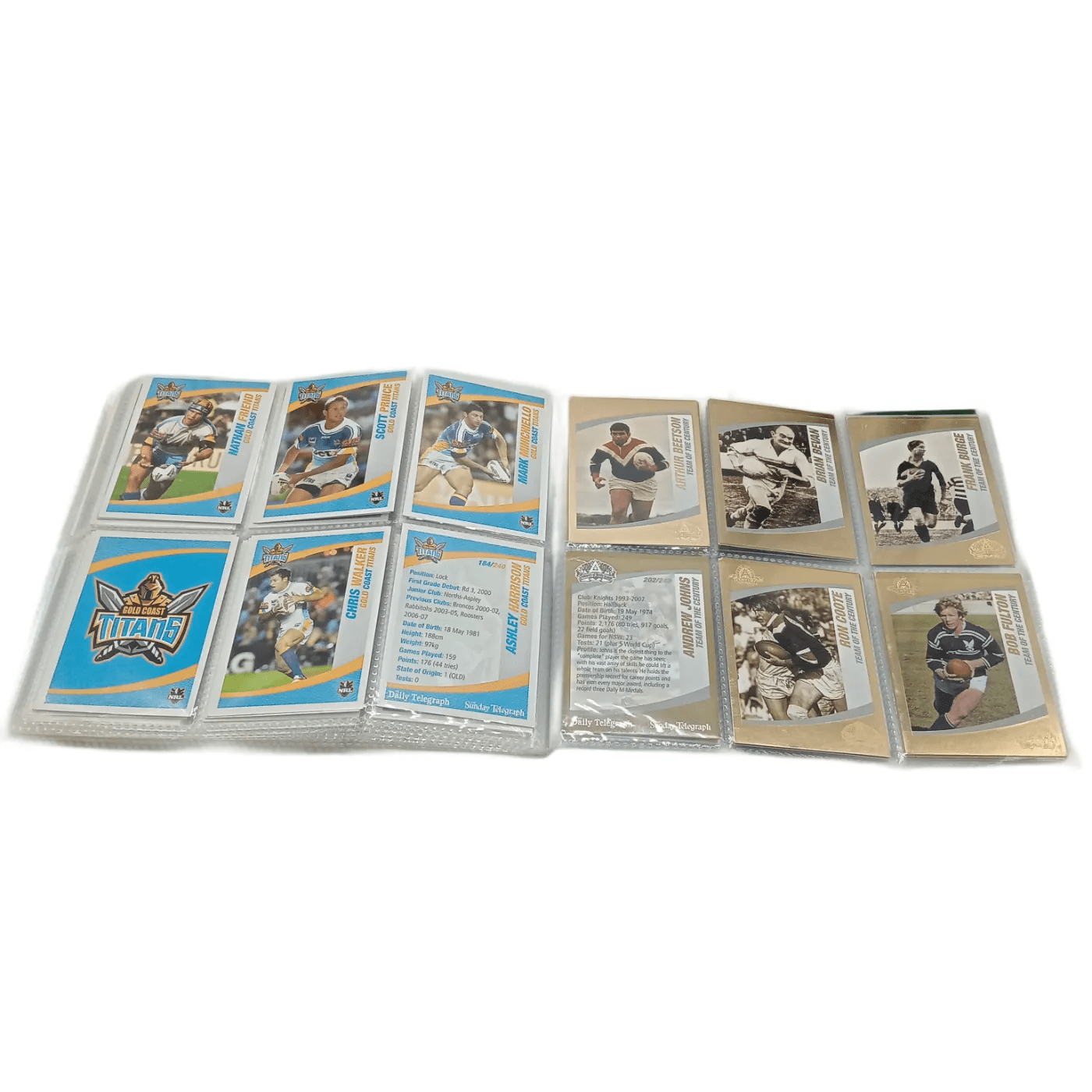 NRL Cards Folder Pack of 119 – Official Collector’s Set (WR 1232320)