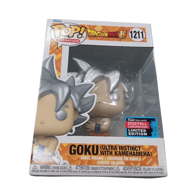 Dragon Ball Super – Ultra Instinct Goku with Kamehameha NYCC 2022 US Exclusive #1211 Pop! Vinyl
