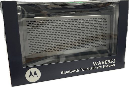 Motorola Bluetooth Touch2Share WAVE352 Speaker In Box