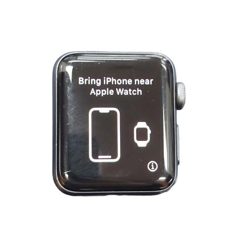 Apple Watch Series 3 38mm With Charger And Stainless Steel Band