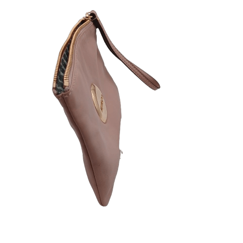 Mimco Beigh Clutch Leather D-vine Medium