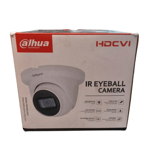 Dahua DH-HAC-HDW1500TMQP-A 5MP IR Eyeball Camera, Good Condition, Some Scuffing, With Box, Manual + Screws