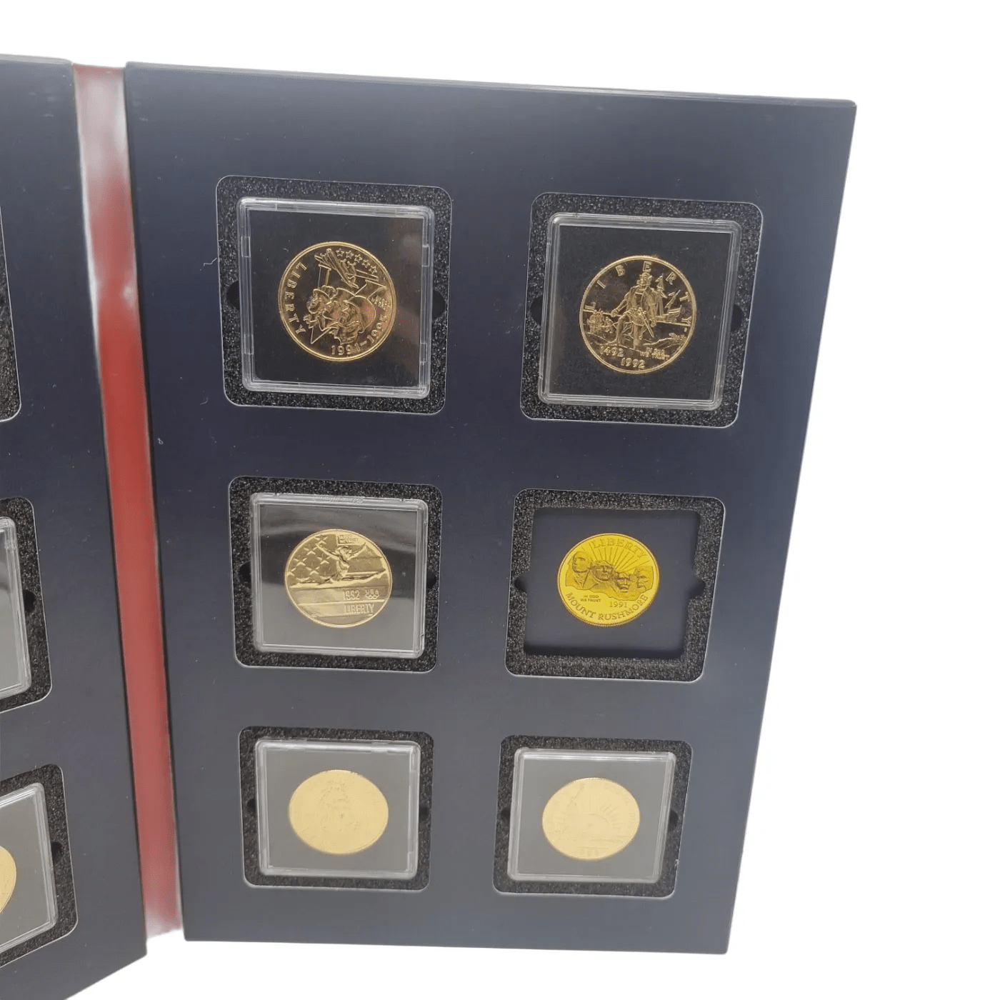 US COIN SET COMMERMORATIVE  HALF DOLLAR (MISSING ONE)