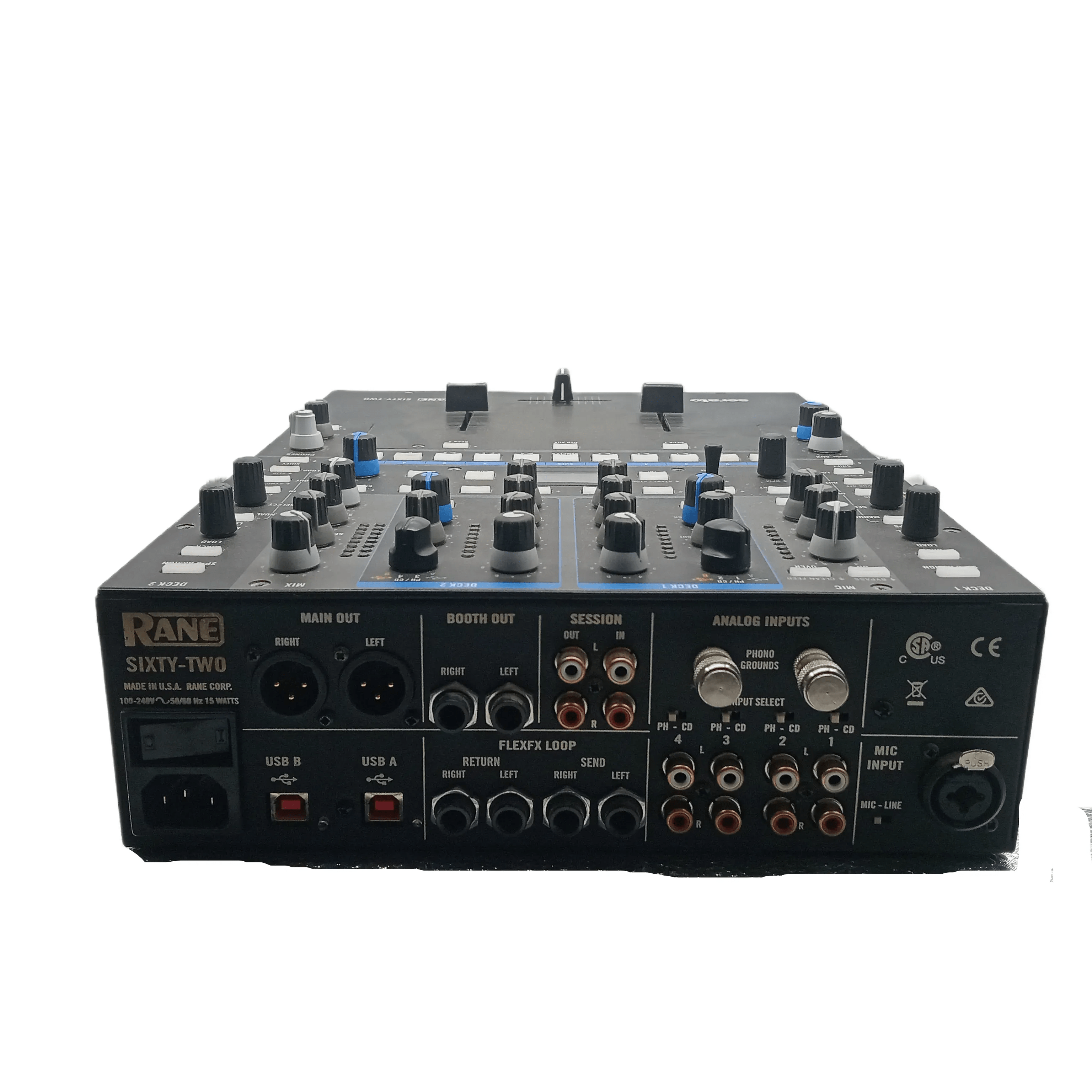 Rane Sixty Two 2 Channel Mixer – Battle DJ Mixer – Serato