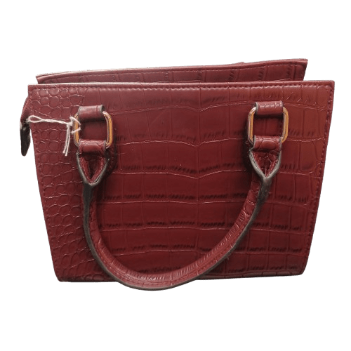 Ladies Colette By Colette Hayman Red Sia Tassel Mini Bag, Acceptable Condition, No Tassel OR Shoulder Strap, Some Stitching Coming Undone