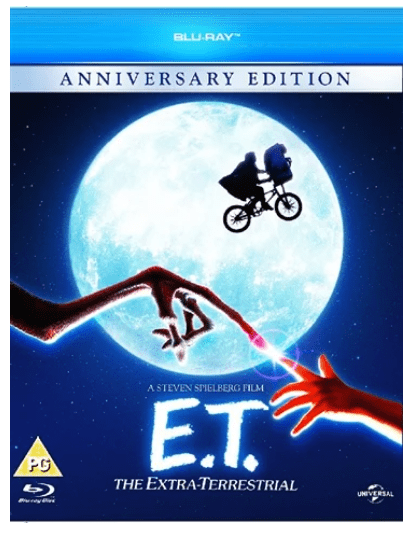 E.T. Blu Ray  100TH Anniversary Collection Series In Plastic