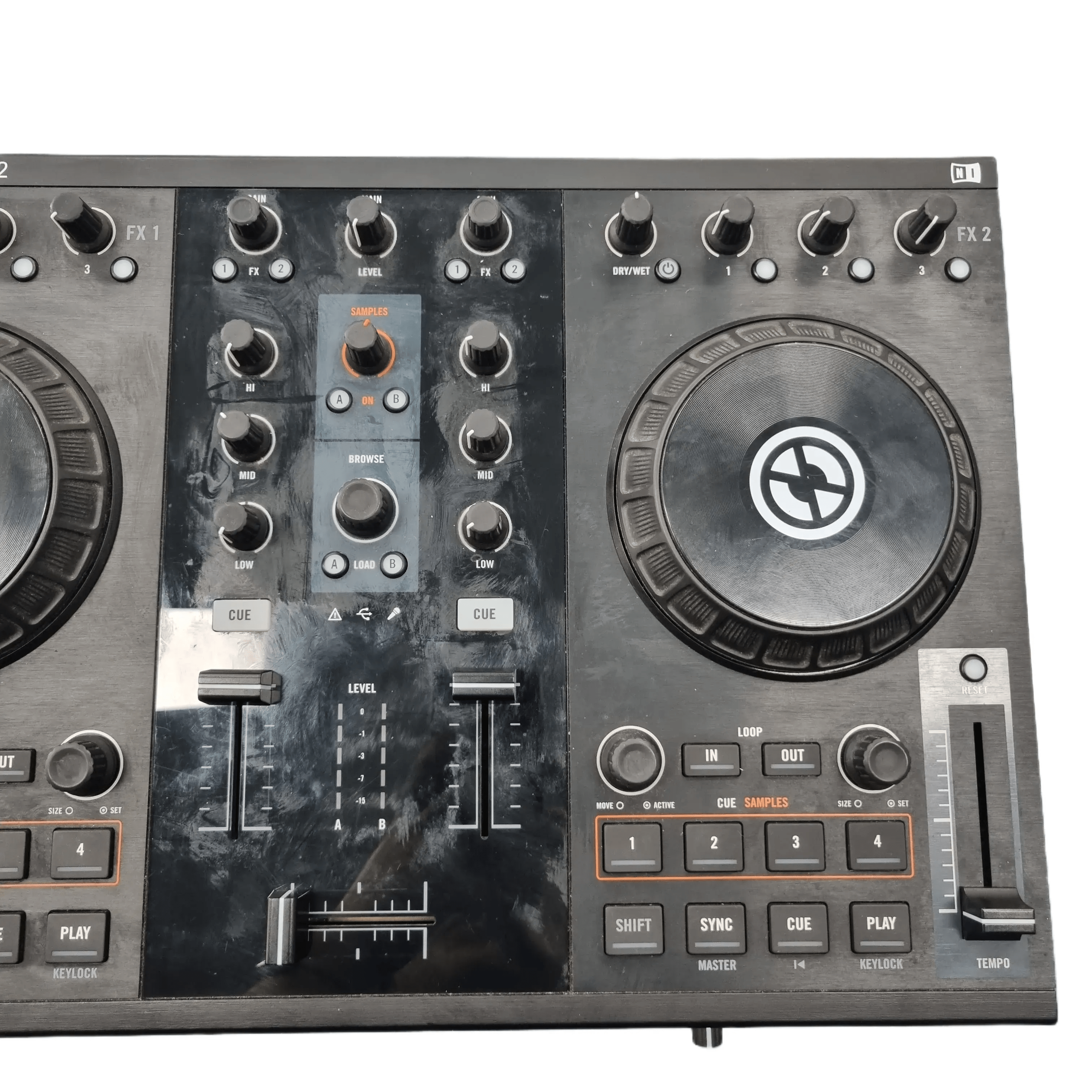Native Instruments Traktor Kontrol S2 MK1 DJ Controller *No Power Or USB*