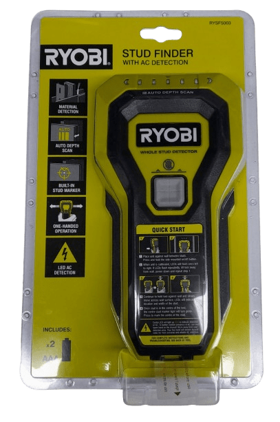 Ryobi RYSF5003 Stud Finder with AC Detection Brand New