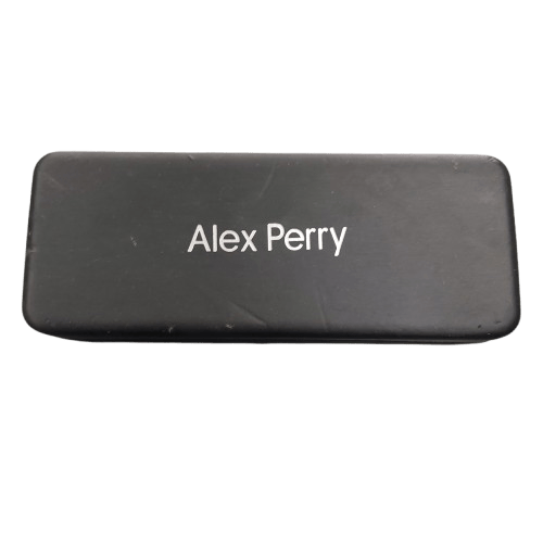 Men’s Alex Perry Sunglasses, 59 16-140 25664133, Black, Very Good Condition, With Hard Case