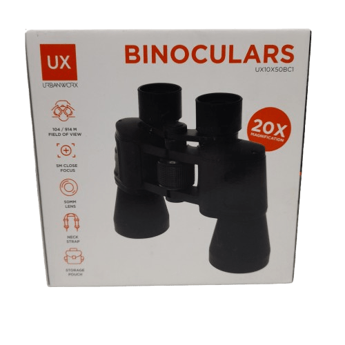 Urbanworx UX10X50BC1 10×50 Binoculars in Box Like New