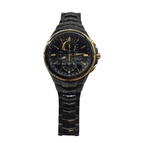 Seiko Coutura Solar Perpetual Calendar Watch V198 0ab0
