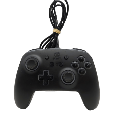 Nintendo Switch PowerA Wired Controller Black with USB Cable
