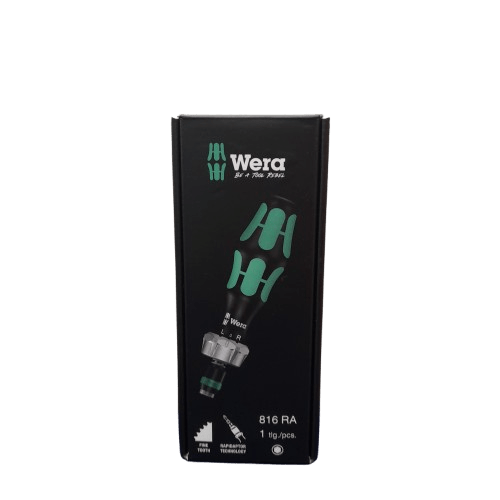 Wera Hexagon Magnetic Screwdriver, 1/4 in Tip, 25.5 mm Blade, 145 mm Overall (LN1344155)