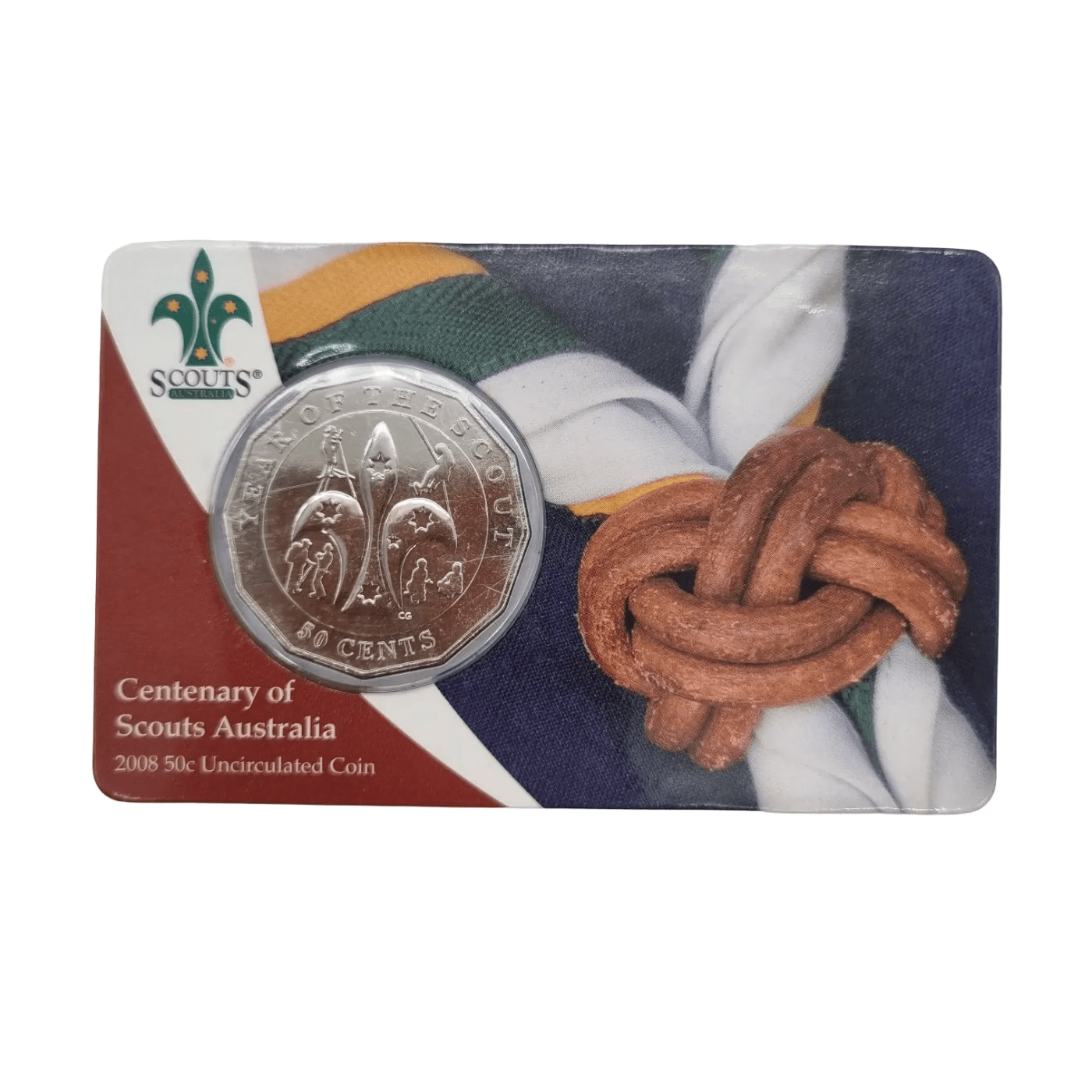 2008 Scouts Australia 50 Cent Coin – Centenary Commemorative (WR 1344497)