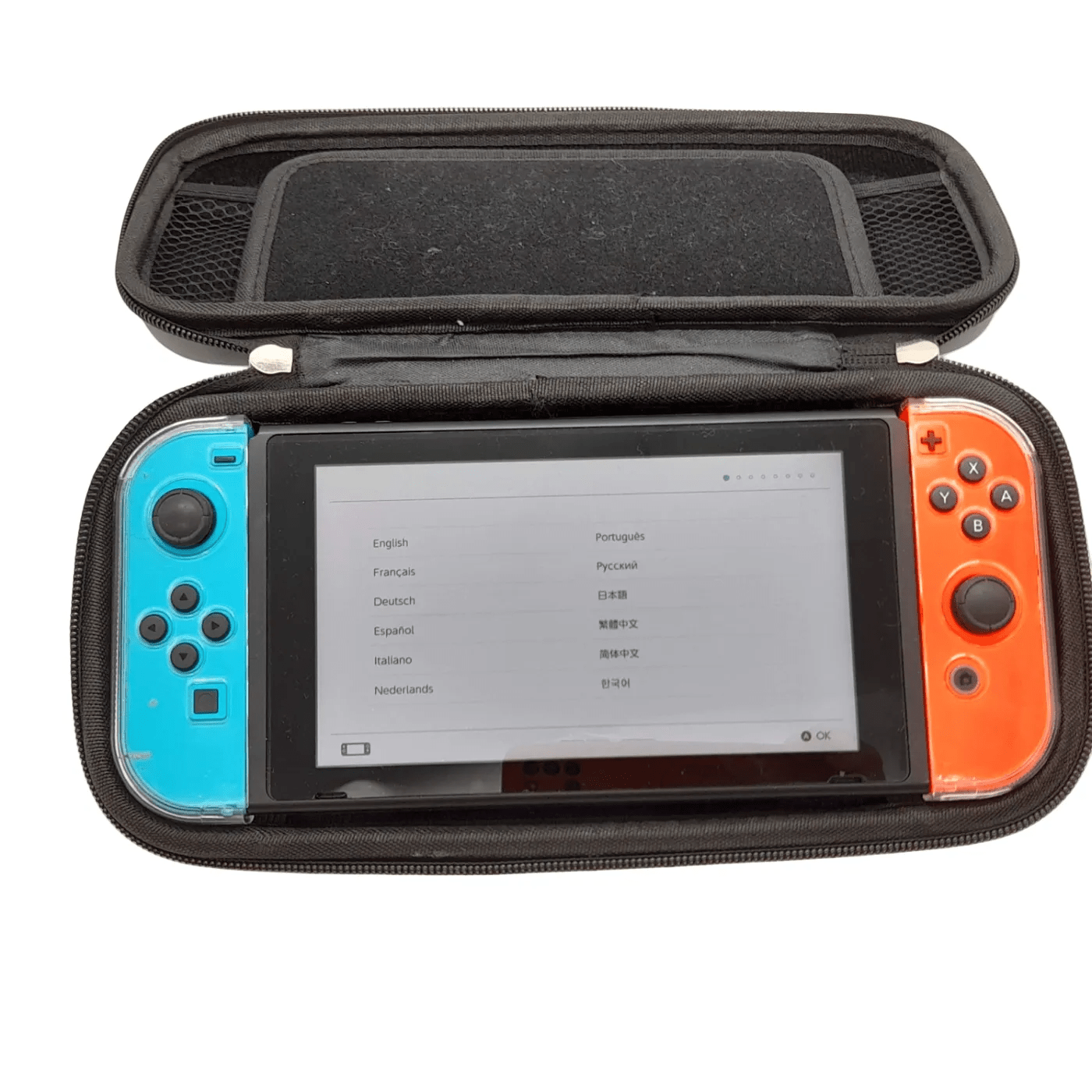 Nintendo Switch Console With Charger and Case