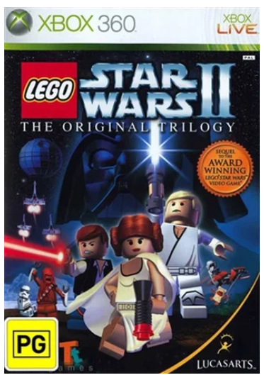 Lego Star Wars 2 Xbox 360 Game Good Conditon No Manual