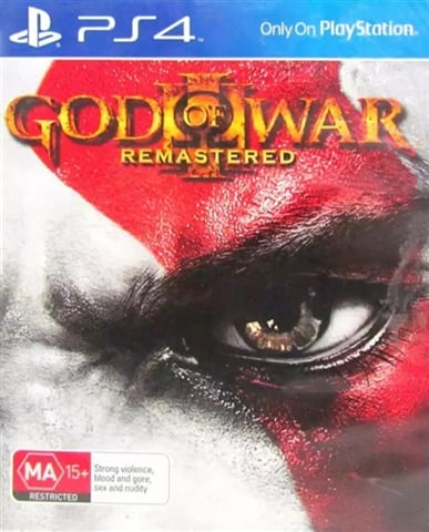 God Of War 3 Remastered PS4 Game Very Good No Manual