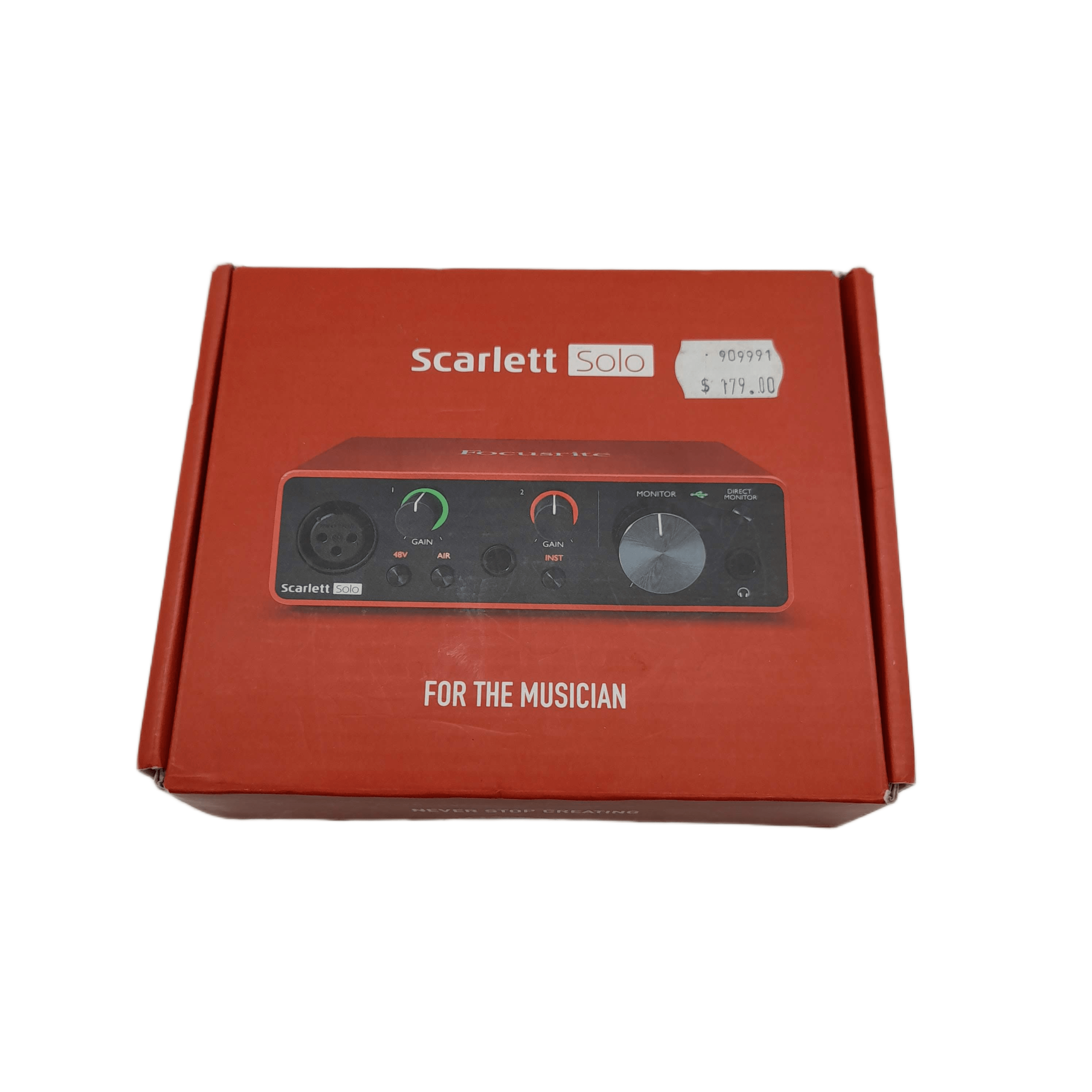 Focusrite Scarlett Solo – Audio Interface with Box  (WR 1349713)