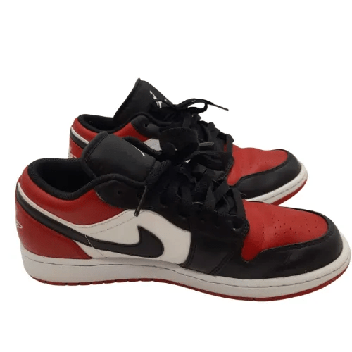 Air Jordan 1 Low “Bred Toe” Sneakers – US Men’s Size 9