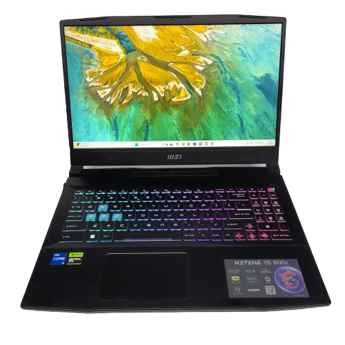 MSI Katana 15 B12UDXK FHD Gaming Laptop with Charger and Mouse