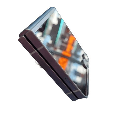 Samsung Galaxy ZFlip6, SM-F741B, Light Blue, 256GB Storage, Excellent Condition, Tiny Scuff On Hinge