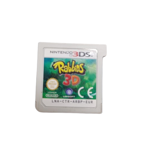 Nintendo 3DS Rabbids 3D, Good Condition, CARTRIDGE ONLY NO CASE OR MANUAL