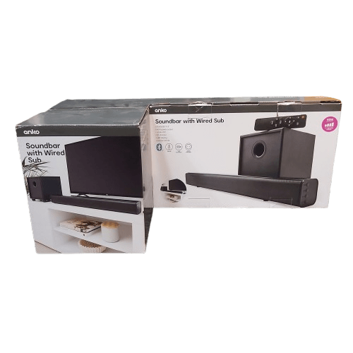 Anko Soundbar With Wired Sub – Like New In Box