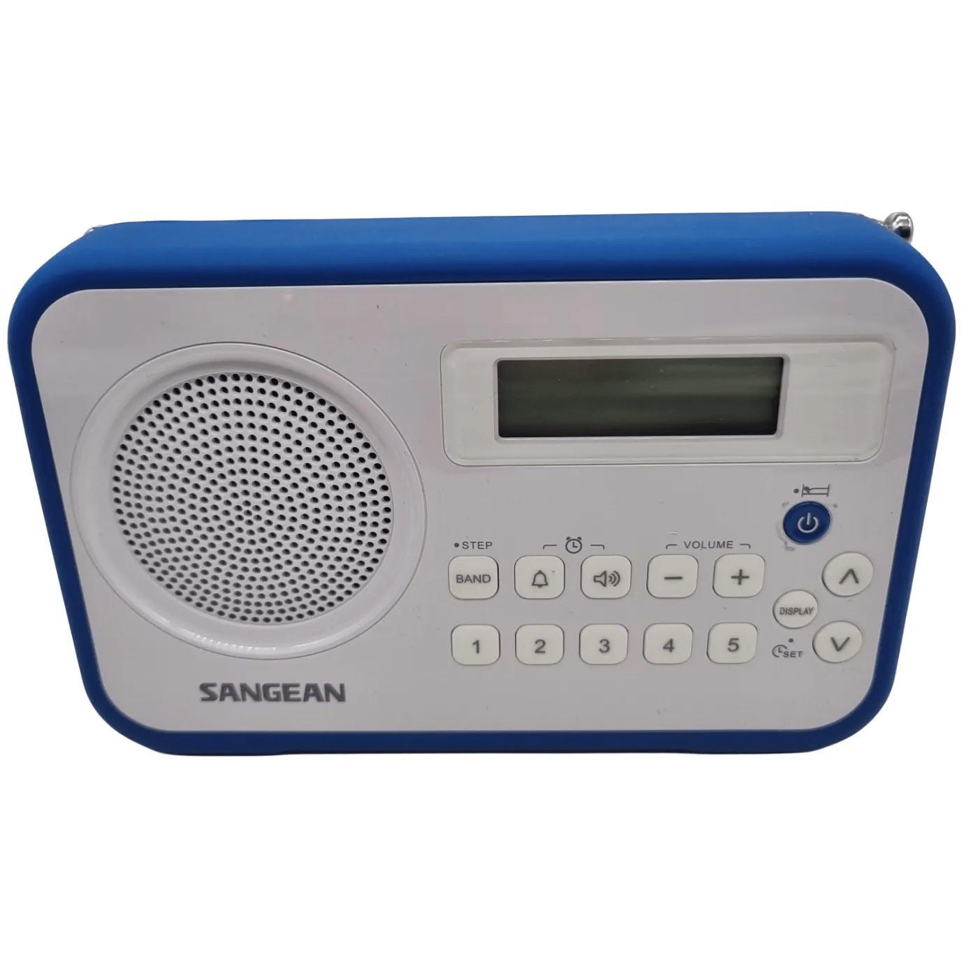 Sangean PR-D18 Portable Radio – Blue/White (WR 1354166)