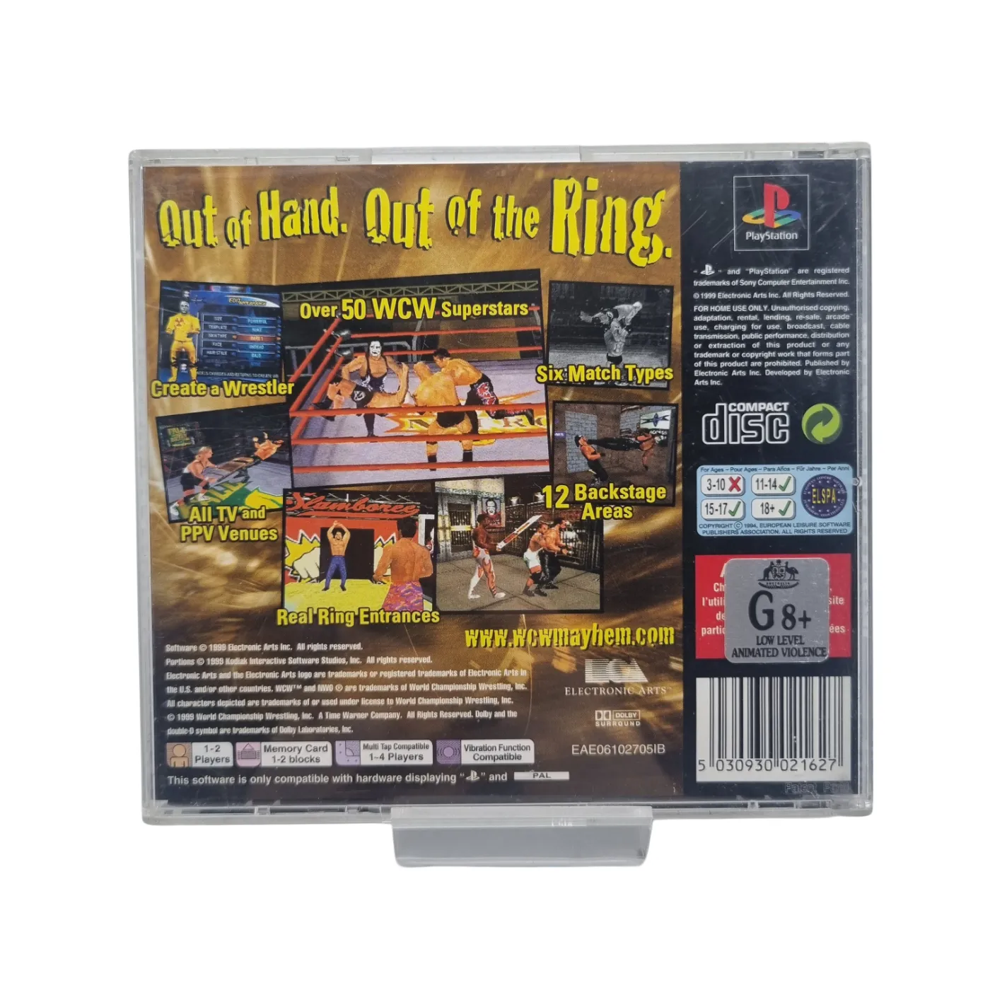 WCW Mayhem – PlayStation 1 (PS1) Game